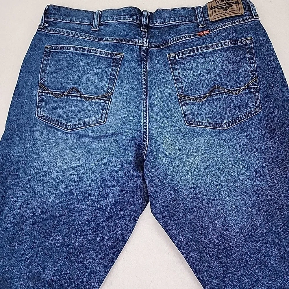 Wrangler‎ Athletic Fit Jeans Mens 36x30 Blue Western Denim Classic Comfort